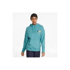 Puma Pulcsik kiképzés türkiz 176 - 181 cm/L Swxp Graphic Hoodie TR