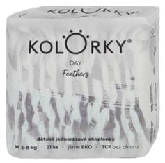 KOLORKY DAY - tollak - M (5-8 kg) - 21 db - eldobható öko pelenka