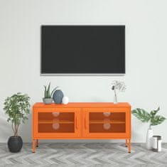 shumee narancssárga acél TV-szekrény 105 x 35 x 50 cm