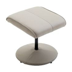 HOMCOM fotel lábtartóval, fehér, 78x71x101 cm