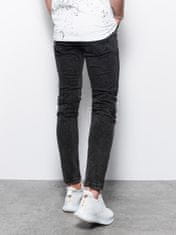 OMBRE Férfi farmer Skinny Fit Thinrin fekete XL