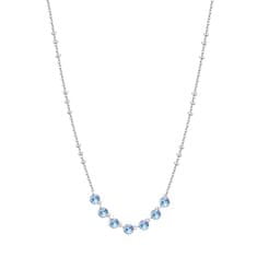 Brosway Bájos nyaklánc kék kristályokkal Symphonia BYM134