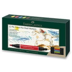 Faber-Castell Pitt Artist Pen Dual Marker 5 darabos készlet