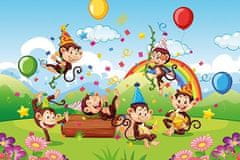 Art puzzle Fa kirakó Monkey party 50 db