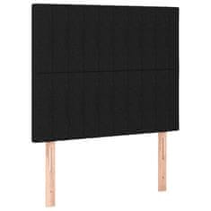 Greatstore fekete szövet LED-es fejtámla 100x5x118/128 cm