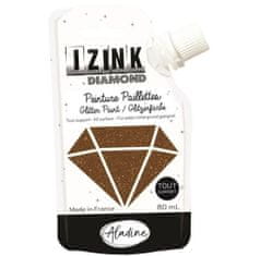 Aladine IZINK Gyémánt festék - barna, 80 ml