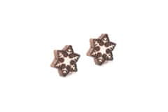 BeWooden női Karácsony fülbevalók Brunn Snowflake earrings univerzális