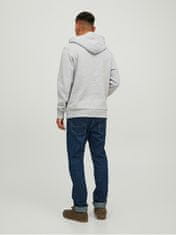 Jack&Jones Férfi sportfelső JJELOGO Regular Fit 12210824 Light Grey Melange (Méret S)