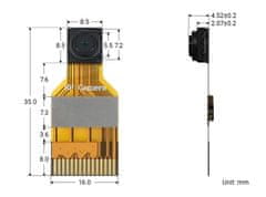 Waveshare FPC 5MP Mini kamera modul Raspberry Pi számára