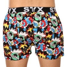 Styx Játék art férfi klasszikus boxeralsó sport gumi (B1456) - méret XL