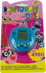 WOWO Elektronikus játék Tamagotchi 49 az 1-ben kék színben