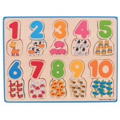 Bigjigs Toys számoló puzzle 2
