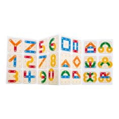 Small foot kis láb Puzzle játék Betűk és számok