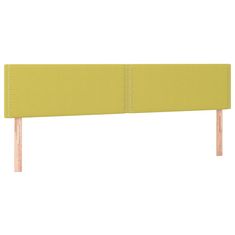 Greatstore zöld szövet LED-es fejtámla 160x5x78/88 cm