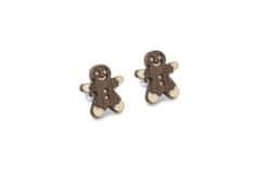 BeWooden női Karácsony fülbevalók Gingerbread earrings univerzális