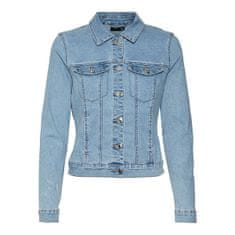 Vero Moda Női farmer dzseki VMLUNA 10279492 Light Blue Denim (Méret S)