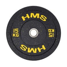 HMS HTBR15 sárga olimpiai lemezes lökhárító 15 kg 