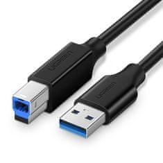 Ugreen Kábel nyomtatóhoz USB 3.0 A-B Ugreen US210 1m - Fekete