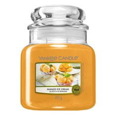 Yankee Candle üvegedénygyertya, Mangó fagylalt, 410 g