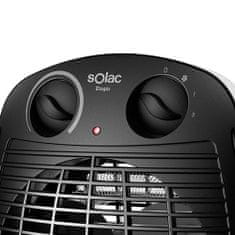 SOLAC ventilátor, TV8435, meleg levegő, állítható termosztát, 2000 W