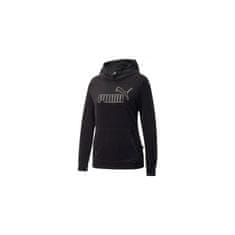 Puma Pulcsik fekete 176 - 181 cm/L Ess Velour Hoodie