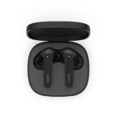 Belkin SoundForm Flow/Stereo/ANC/BT/Vezeték nélküli/Fekete