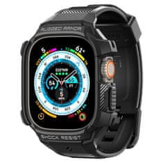 Spigen SPIGEN RUGGED ARMOR PRO TOK SZÍJJAL APPLE WATCH ULTRA (49 MM) SZÁMÁRA - FEKETE