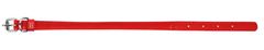 WAUDOG Piros kerek bőrnyakörv 39-47cm, gallér szélessége: 10mm Piros