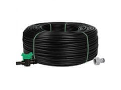 sarcia.eu Rivulis HYDRO fekete csepegtető vezeték 16mm/0.30m/1.2l/h + Gardena csap csatlakozás 100m+szelep