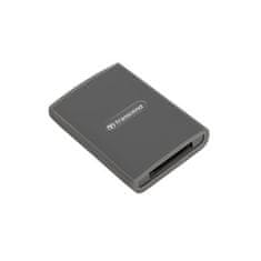 Transcend RDE2 USB 3.2 (Gen 2x2) memóriakártya-olvasó CFexpress Type B, szürke színű űrszürke