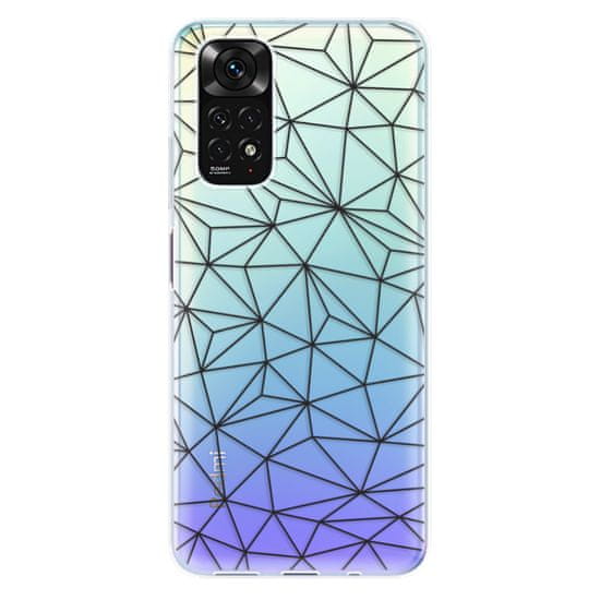 iSaprio Abstract Triangles 03 - black szilikon tok Xiaomi Redmi Note 11 / Note 11S