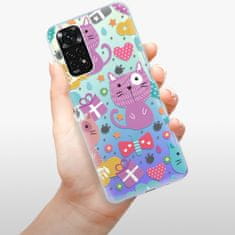 iSaprio Cat pattern 01 szilikon tok Xiaomi Redmi Note 11 / Note 11S