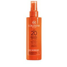 Collistar Védő spray krém a barnulási folyamat felgyorsítására SPF 20 (Tanning Moisturizing Milk Spray) 200 ml