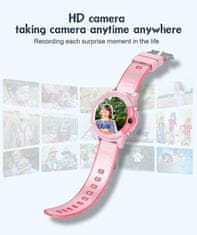 Wotchi Gyermek okosóra WD36P GPS lokátorral és kamerával - Pink