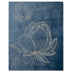 Eurofirany Takaró Lili 2 150 X 200 cm Navy blue