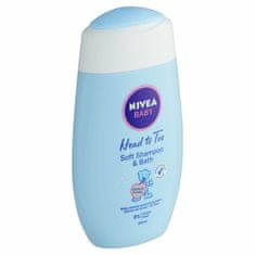 Nivea Baby Soft Gyengéd fürdő az egész testre és sampon, 200 ml