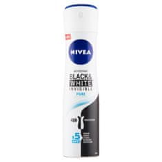 Nivea Black & White Invisible Pure izzadásgátló spray, 150 ml
