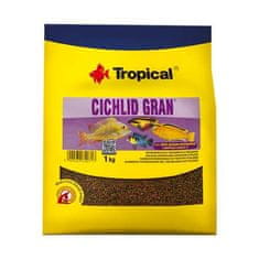 TROPICAL Cichlid Gran 1kg haltáp sügéreknek béta-glükánnal