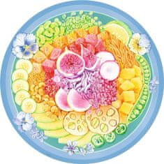 Ravensburger Kerek puzzle Színkör: Poke Bowl 500 darab