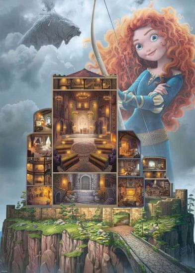 Ravensburger Puzzle Disney kastély kollekció: Merida 1000 db