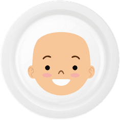 Dooky Happy Plate