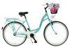  S-Comfort Női kerékpár 26" kerék, 155-180 cm magasság, Menta
