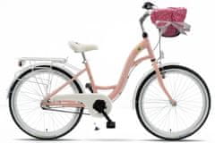  Olivia 24'' Gyerek kerékpár 130-165 cm magasság Alumínium, Rózsaszín