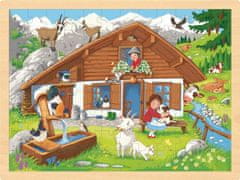 Goki Fa puzzle Az Alpokban 96 db