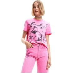 Desigual Női póló Ts Pink Panther Regular Fit 23SWTK813056 (Méret S)