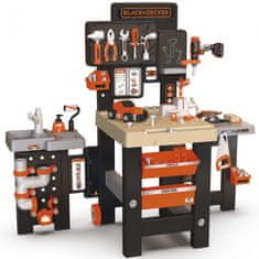 Smoby Black and Decker Mega Workshop vízvezeték-szerelő festő 3in1 100 tartozékok