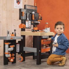 Smoby Black and Decker Mega Workshop vízvezeték-szerelő festő 3in1 100 tartozékok