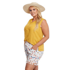 Factoryprice Női rövidnadrág PLUS SIZE Saját Fehér AT-SN-2101A.04X_326187 M-L