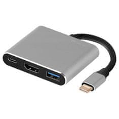 Northix Multi-adapter USB-C-hez – 3 különböző port 