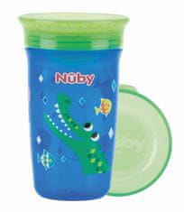 Nuby Nem folyó csésze 360° 300ml, 6 m+ kék/zöld